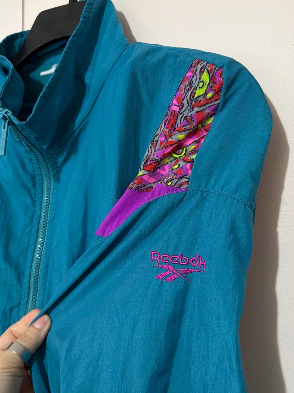 Vintage Reebok Windbreaker Tracksuit Set